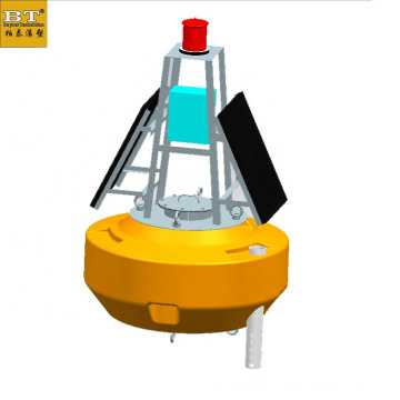 Rotational moulding solar power light floating navigation aids floater buoy